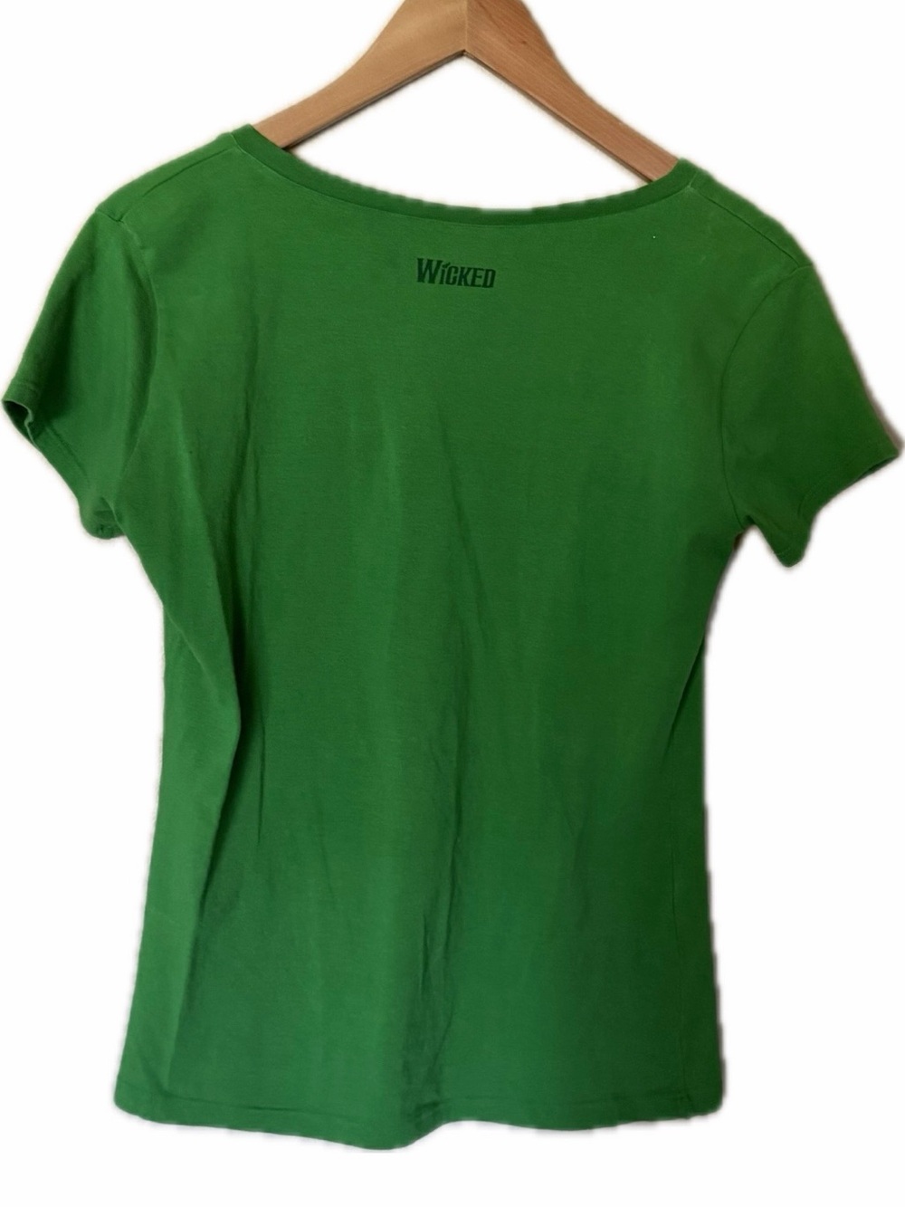 Wicked Women's Short Sleeve Green Tee size XL - Picture 2 of 7